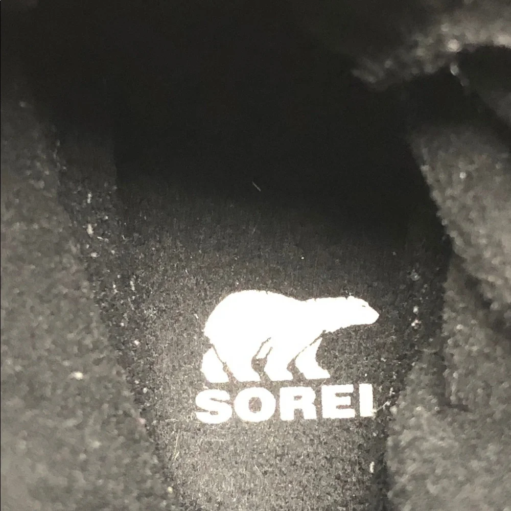 Sorel Kids Explorer Boots Red Lace Gray Suede Winter Outdoor Snow Size 6 Unisex